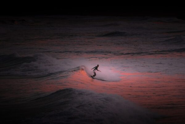 Surfeur à Biarritz