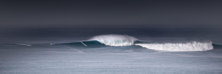 Vague Belharra à Urrugne au Pays basque