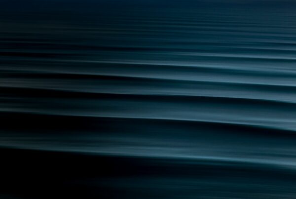 Palette de couleurs sur les vagues à Biarritz