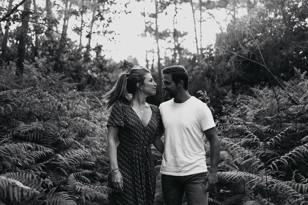 séance engagement - photographe mariage pays basque - shooting photo couple