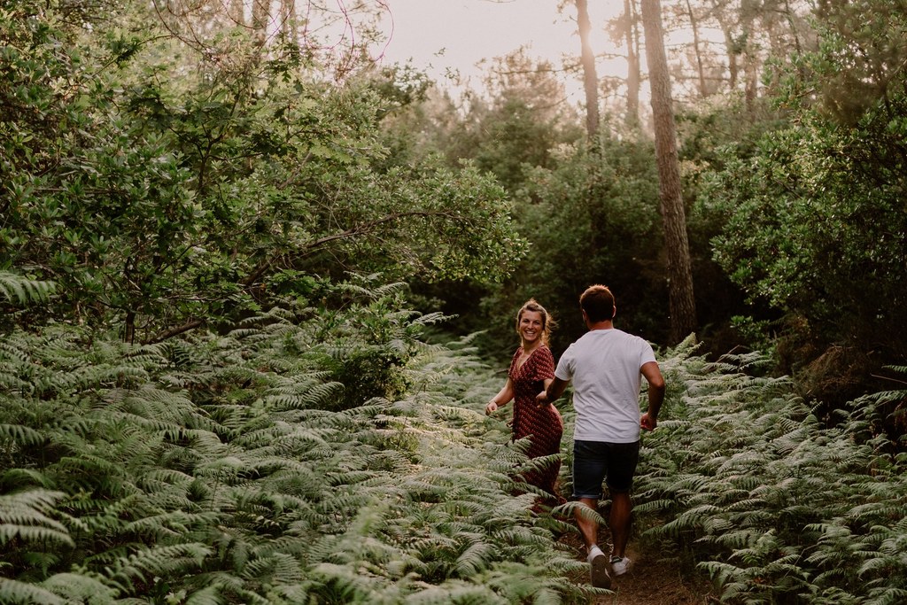 séance engagement - photographe mariage pays basque - shooting photo couple