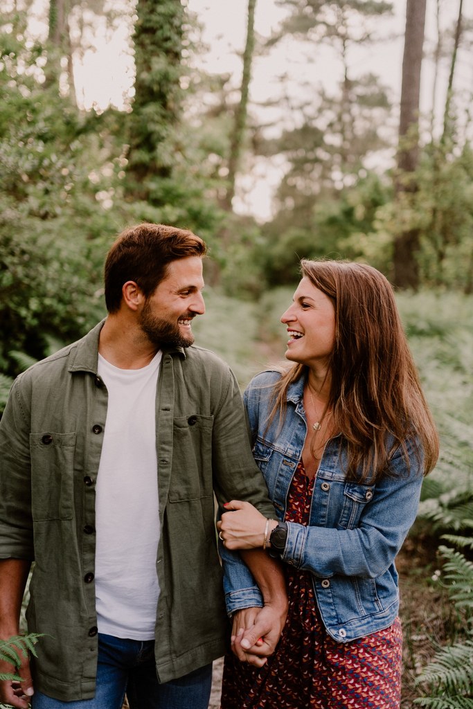 séance engagement - photographe mariage pays basque - shooting photo couple