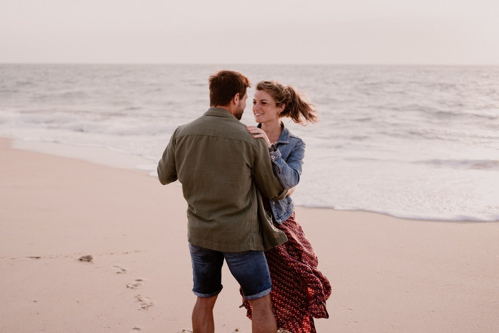 séance engagement - photographe mariage pays basque - shooting photo couple